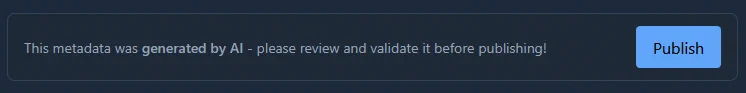 AI Metadata